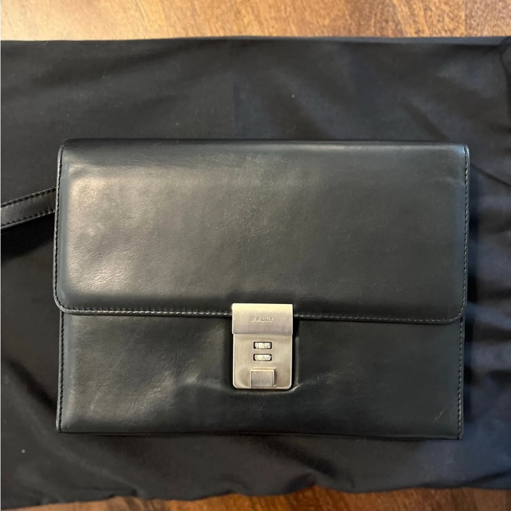Bally Black Travel Bag Vintage